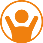 Icon Freude orange